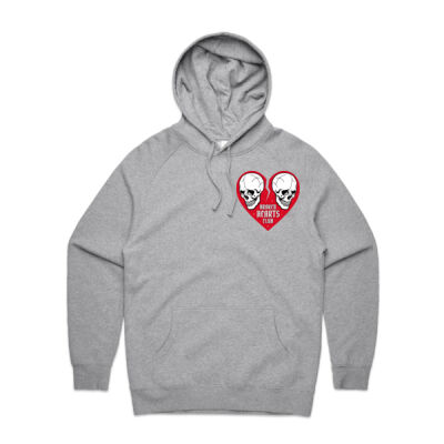 Broken Heart Club Red  - AS Colour Supply Hood 5101 Thumbnail
